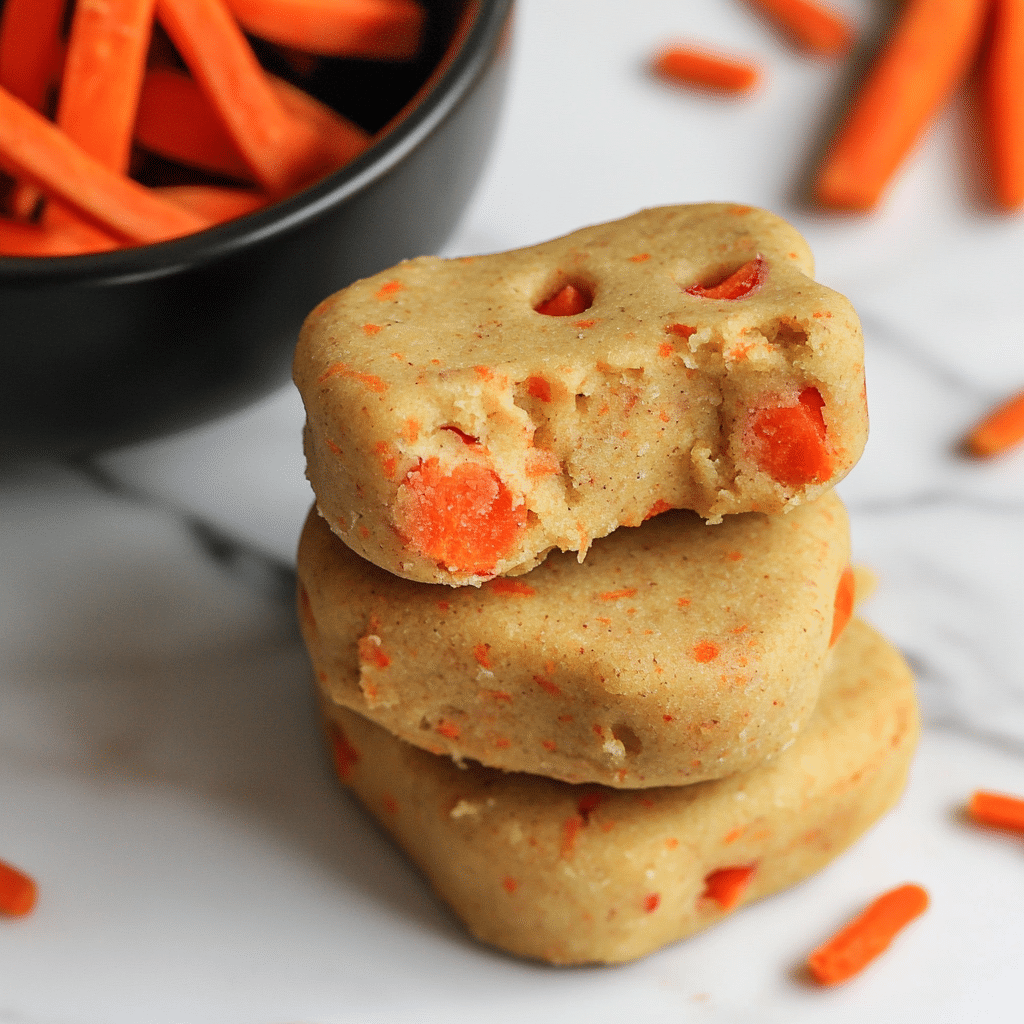 Easy Carrot Apple Crunchies for Dogs