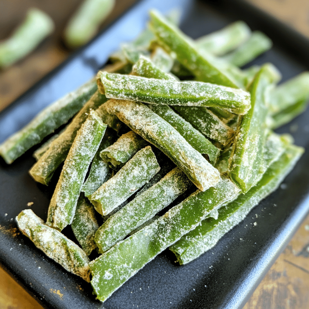 Green Bean Crunchies for Dogs
