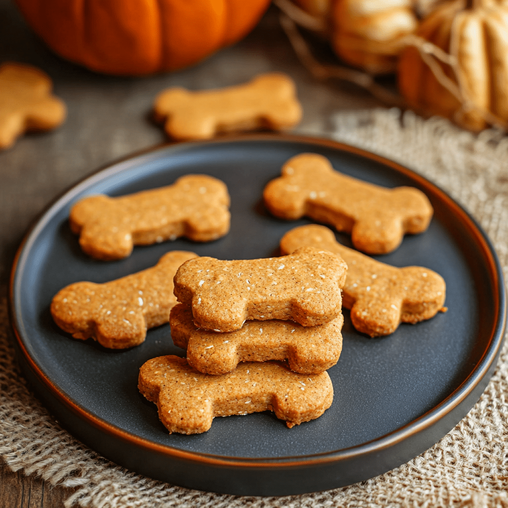 Pumpkin & Oat Cookies for Dogs
