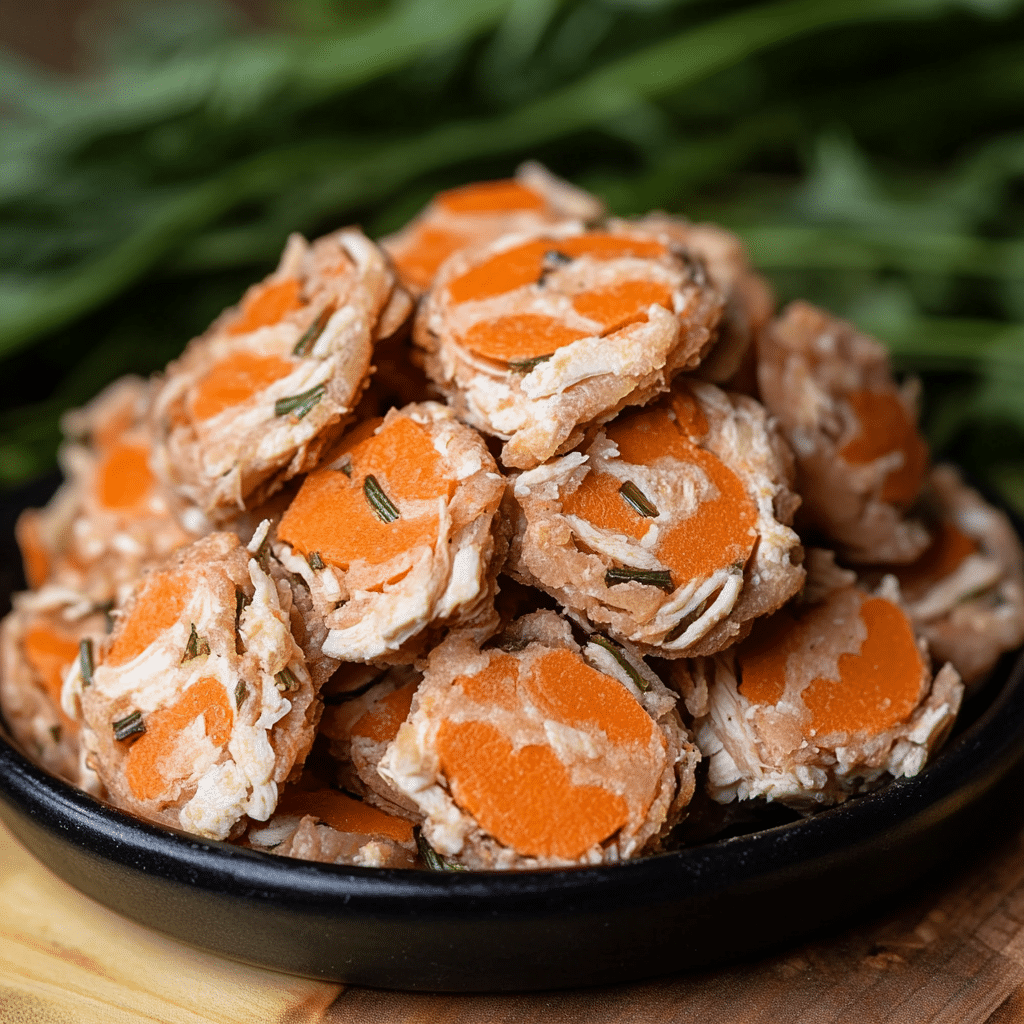 Chicken and Carrot Protein Snacks for Dogs