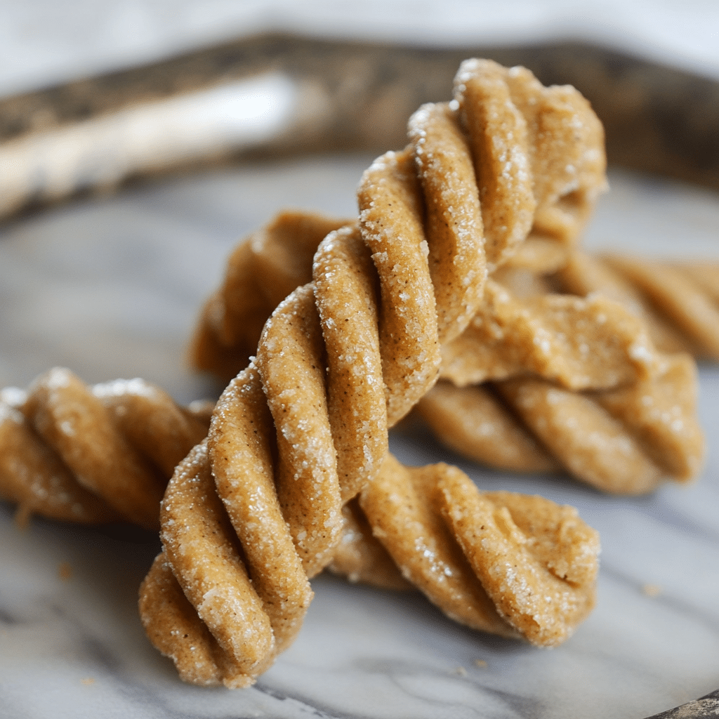 Peanut Butter Banana Twist Dog Treats