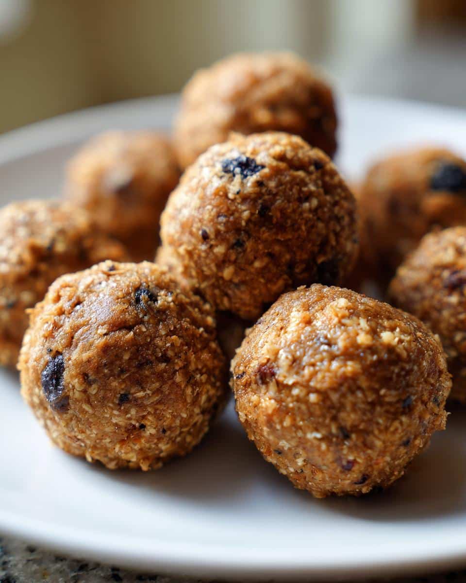A plate of homemade Apple Blueberry Dog Bites, perfect for a healthy dog treat.
