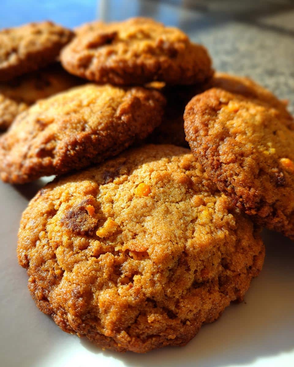 Close-up of homemade Bacon Cheese Dog Cookies, perfect for your furry friend. Recipe included!