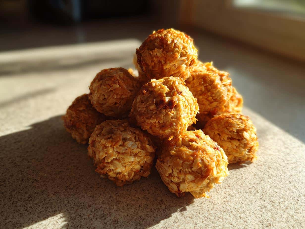 Dog Treats Chicken and Rice Balls