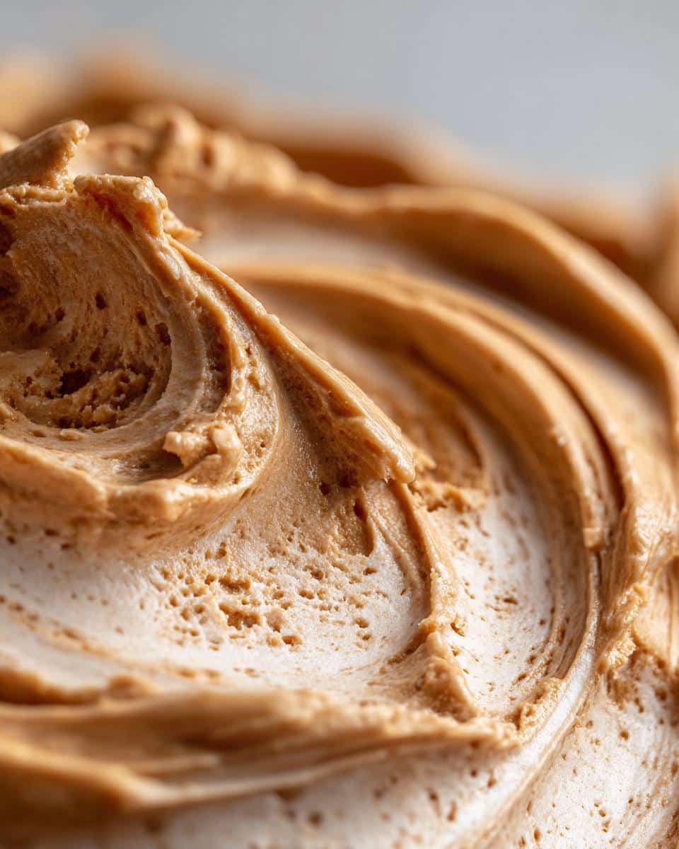 A close-up of a cool, chewy treat for dogs, showing its smooth, swirled texture.