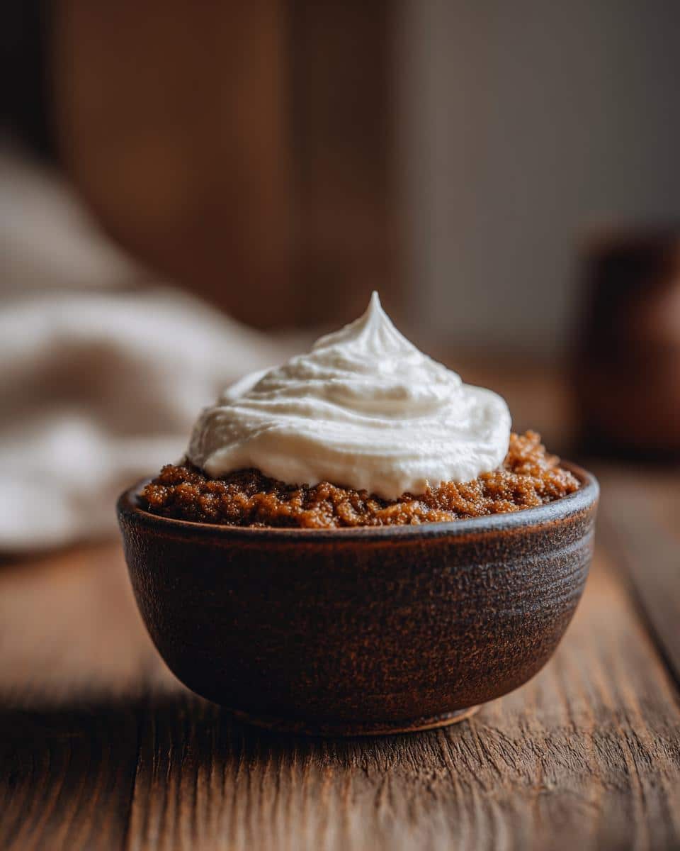 A bowl of dog-friendly taco filling with a dollop of topping, perfect for Taco Tuesday for Dogs.