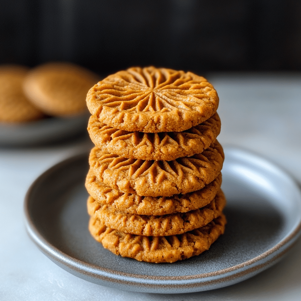 3-Ingredient Peanut Butter Pumpkin Cookies