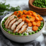 Chicken Rice with Carrots Peas and Pumpkin for Dogs