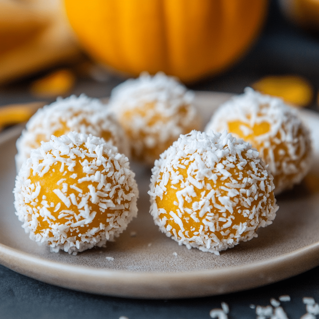 lilya blogging Pumpkin Coconut Snowballs cref httpss.mj .run 6461ee96 3c99 4e05 a9f8 a90115084db5 0