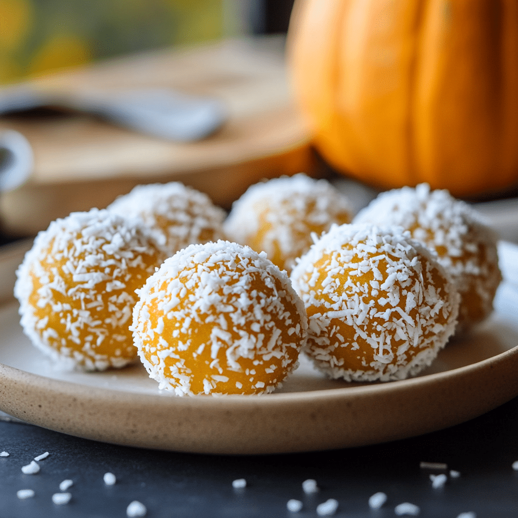 lilya blogging Pumpkin Coconut Snowballs cref httpss.mj .run 6461ee96 3c99 4e05 a9f8 a90115084db5 3
