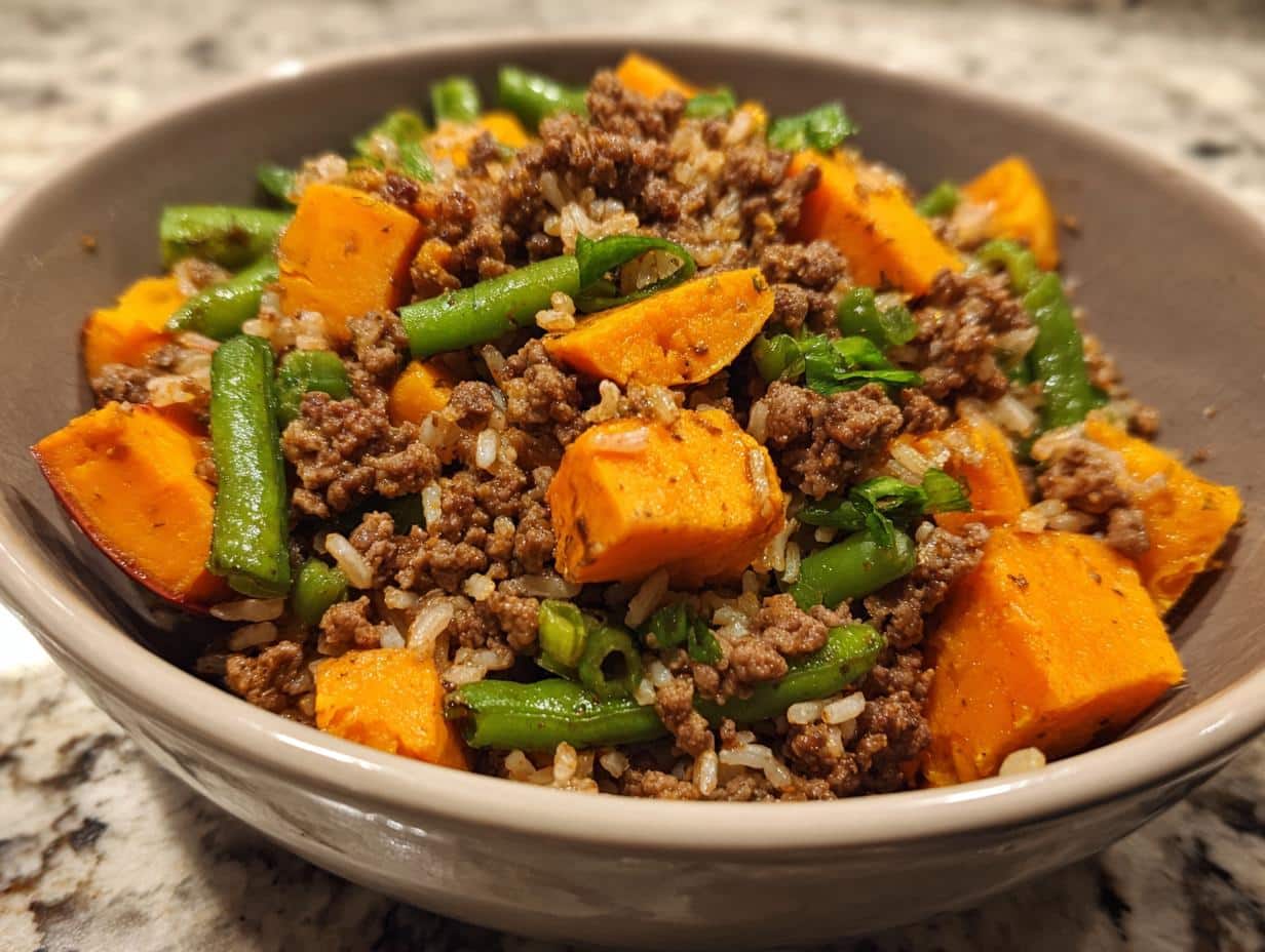 Amazing Fan-Favorite Beef & Sweet Potato Dog Dinner