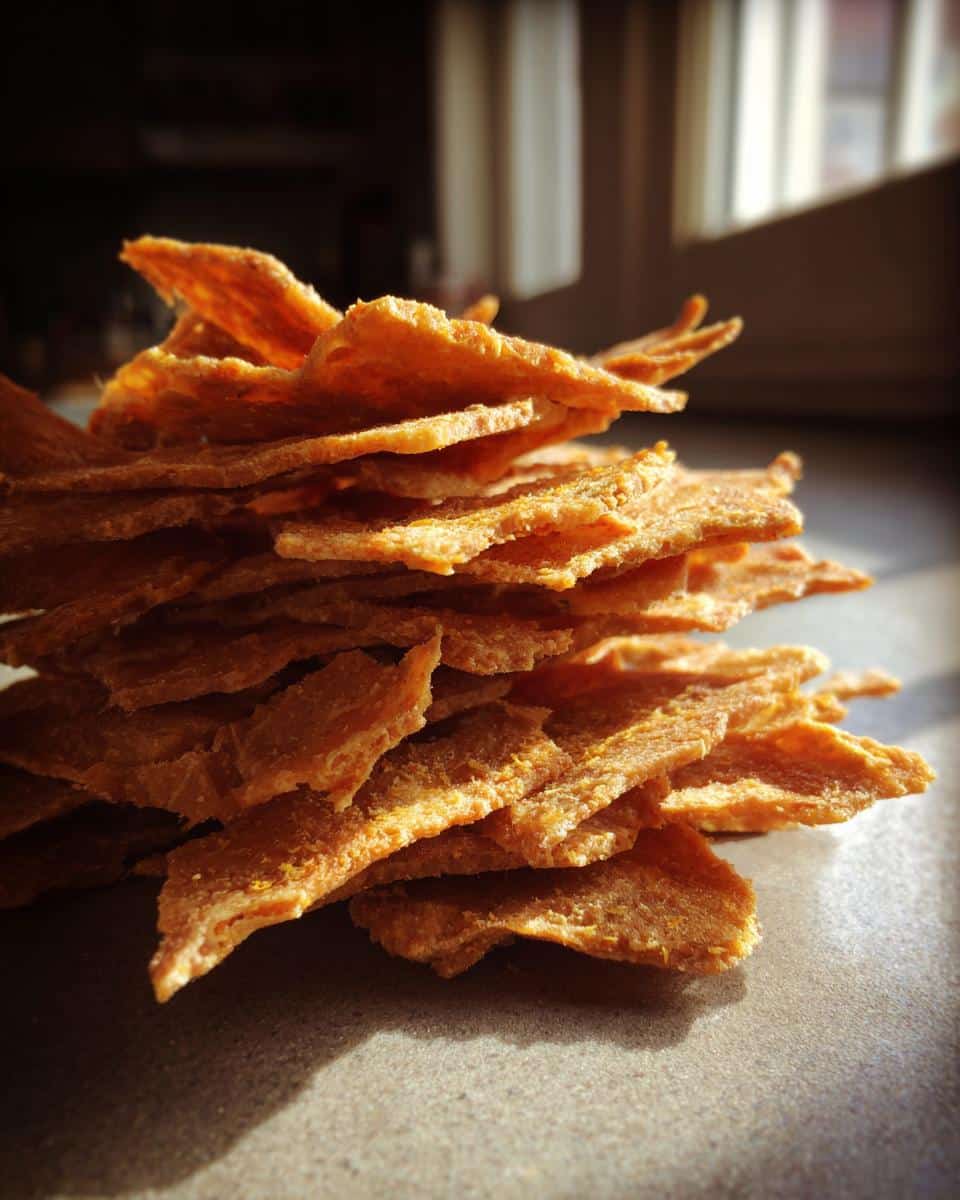 A stack of homemade treats for the Best Vet-Approved Chicken Liver Dog Recipe, ready to be served.