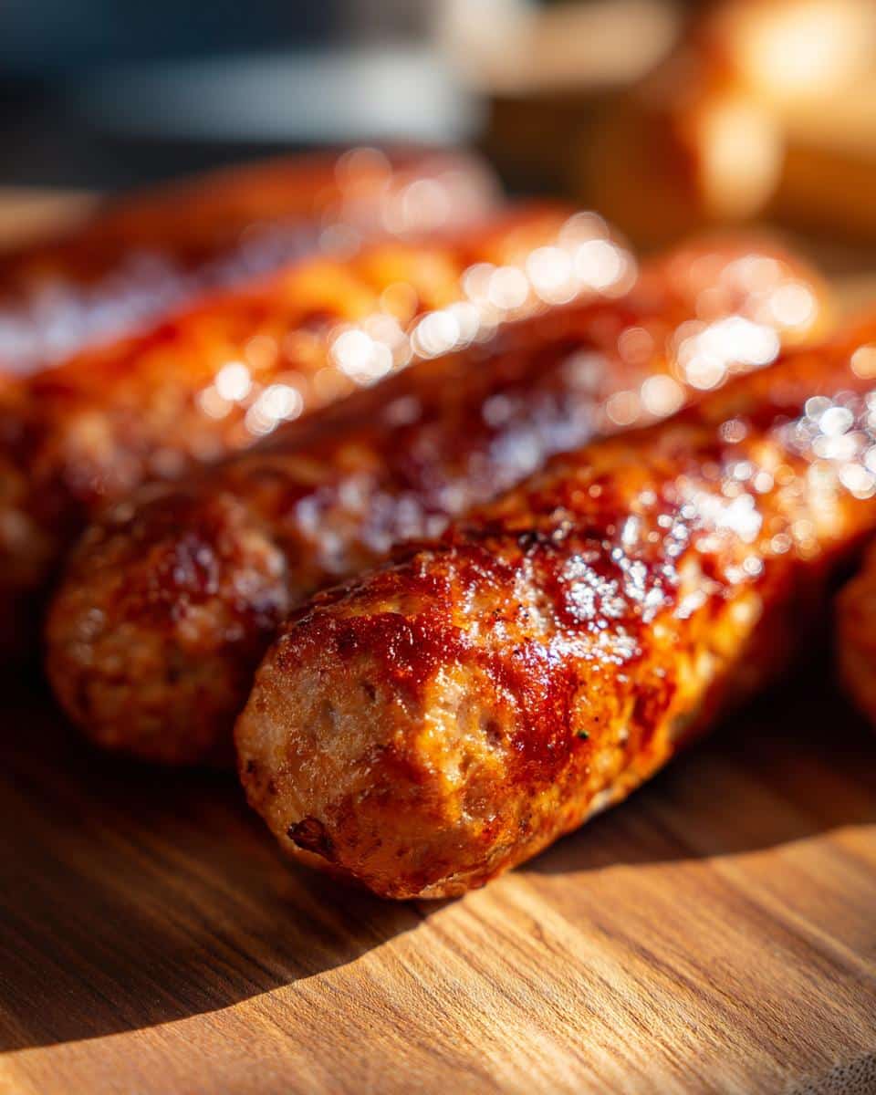 Close-up of cooked ground turkey dog treats, showcasing their texture and golden-brown color.