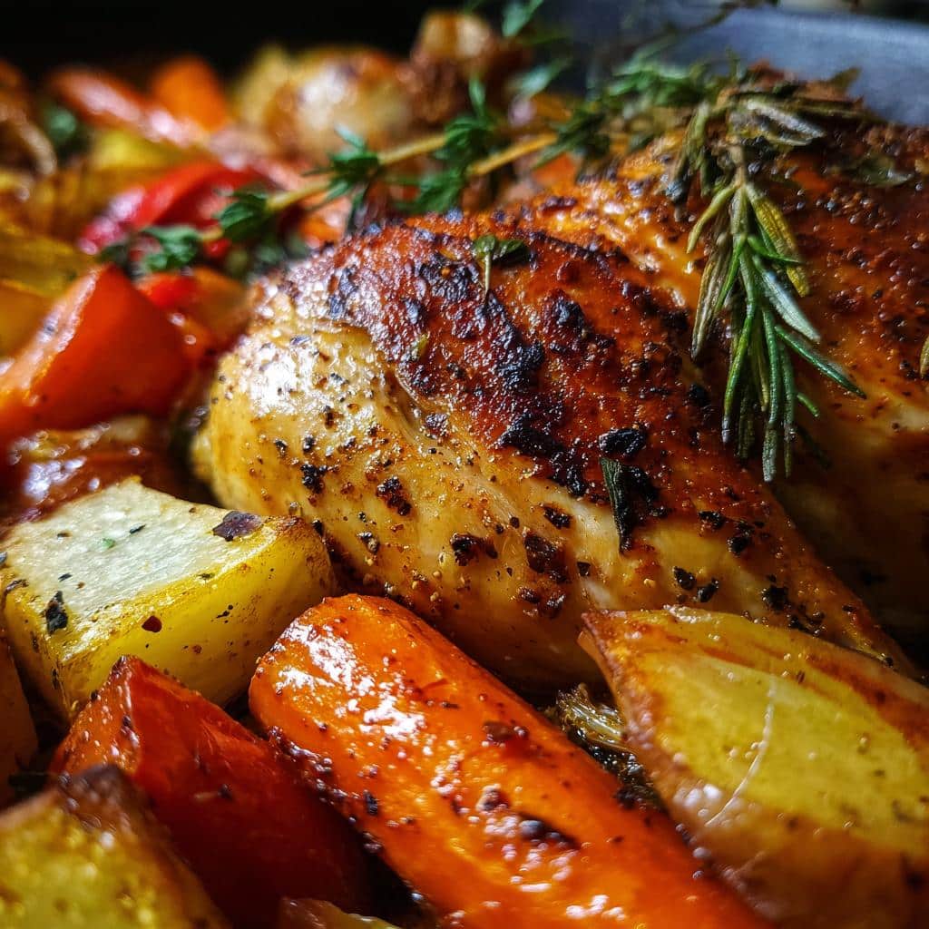 Close-up of Simple Turkey & Veggie Homemade Dog Dinner with turkey, carrots, and potatoes.