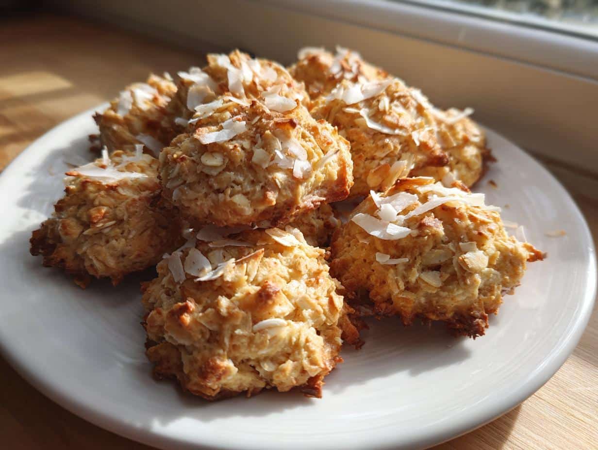 Amazing 120 Calorie Banana & Coconut Cookies