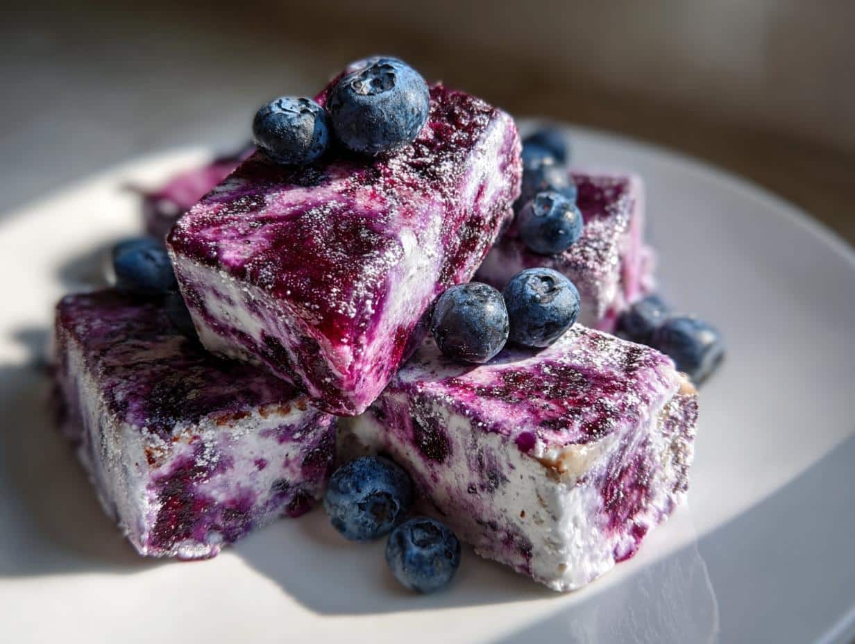 3-Ingredient Frozen Chicken Blueberry Pup Pops Joy