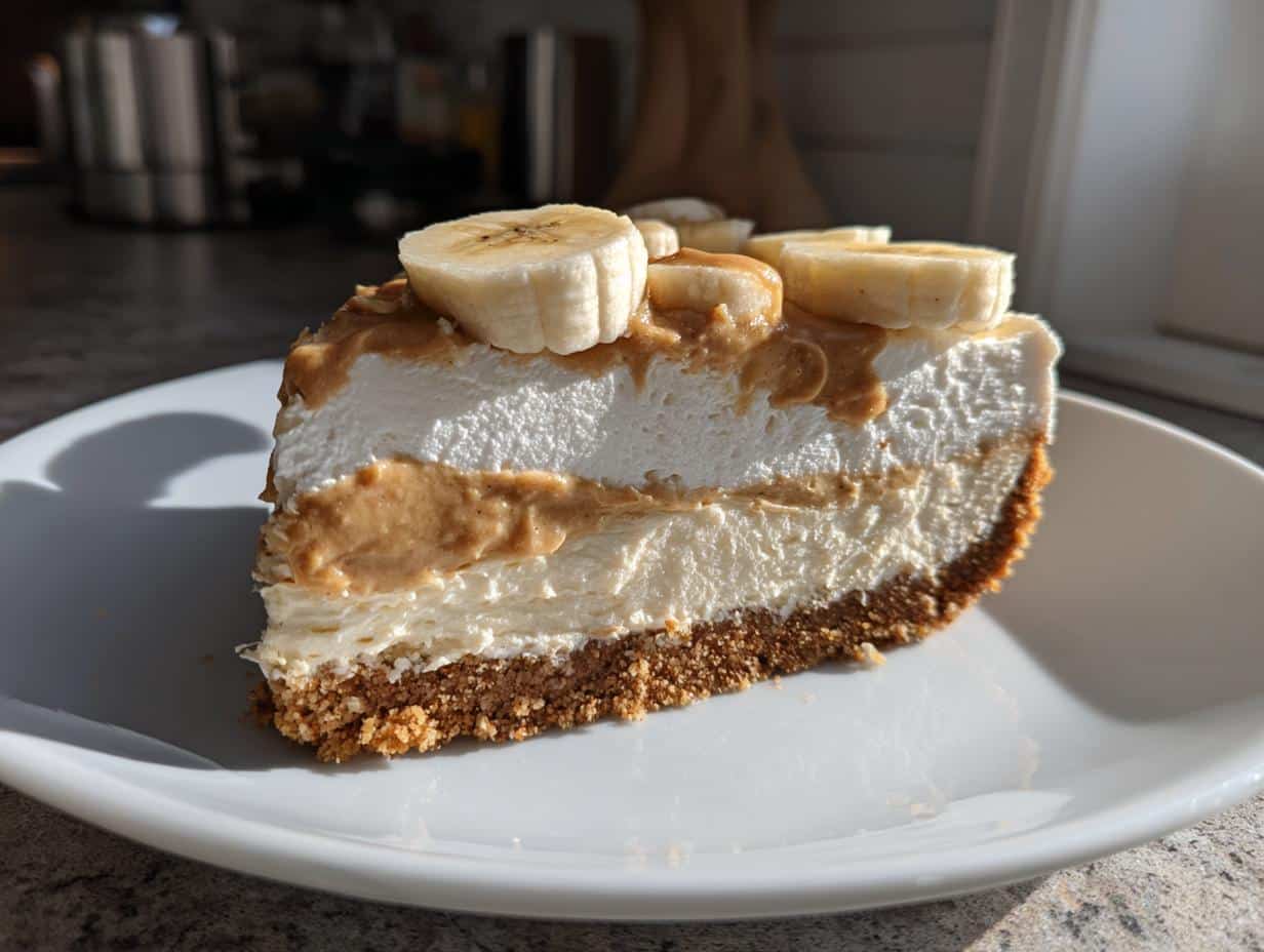 Divine 20-Min No-Bake Peanut Butter and Banana Cake