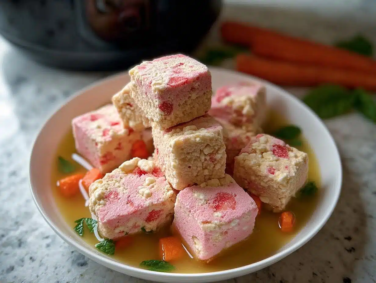 5 Amazing Strawberry Banana yogurt chew cubes