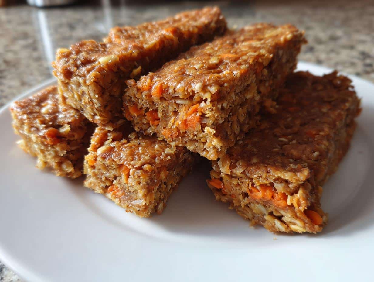 Amazing 12 Carrot Banana soft energy bars