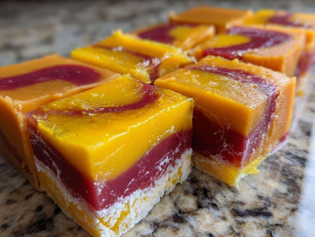 Amazing 3-Step Mango and Strawberry Swirl Frozen Dog Treats