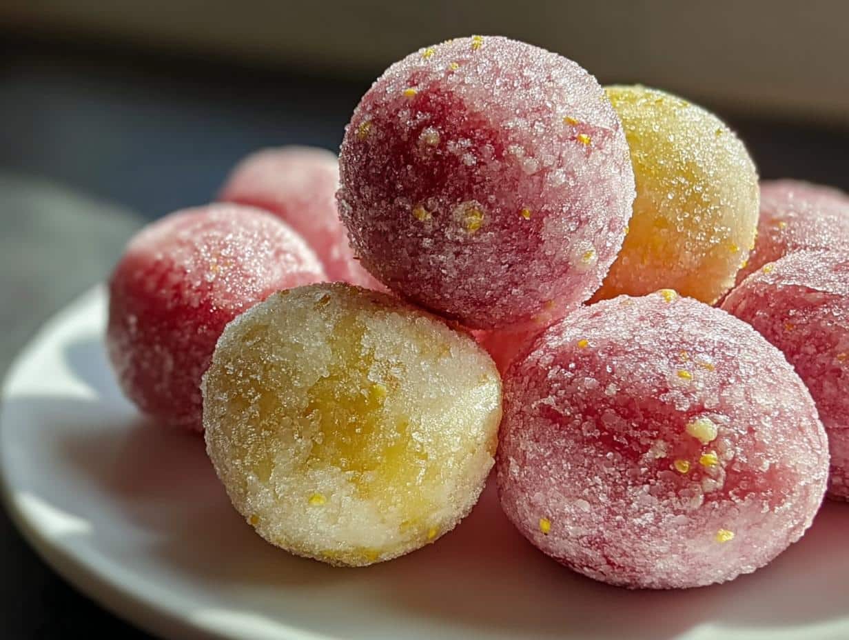 Amazing 15 Strawberry & Banana Frozen Balls for Dogs