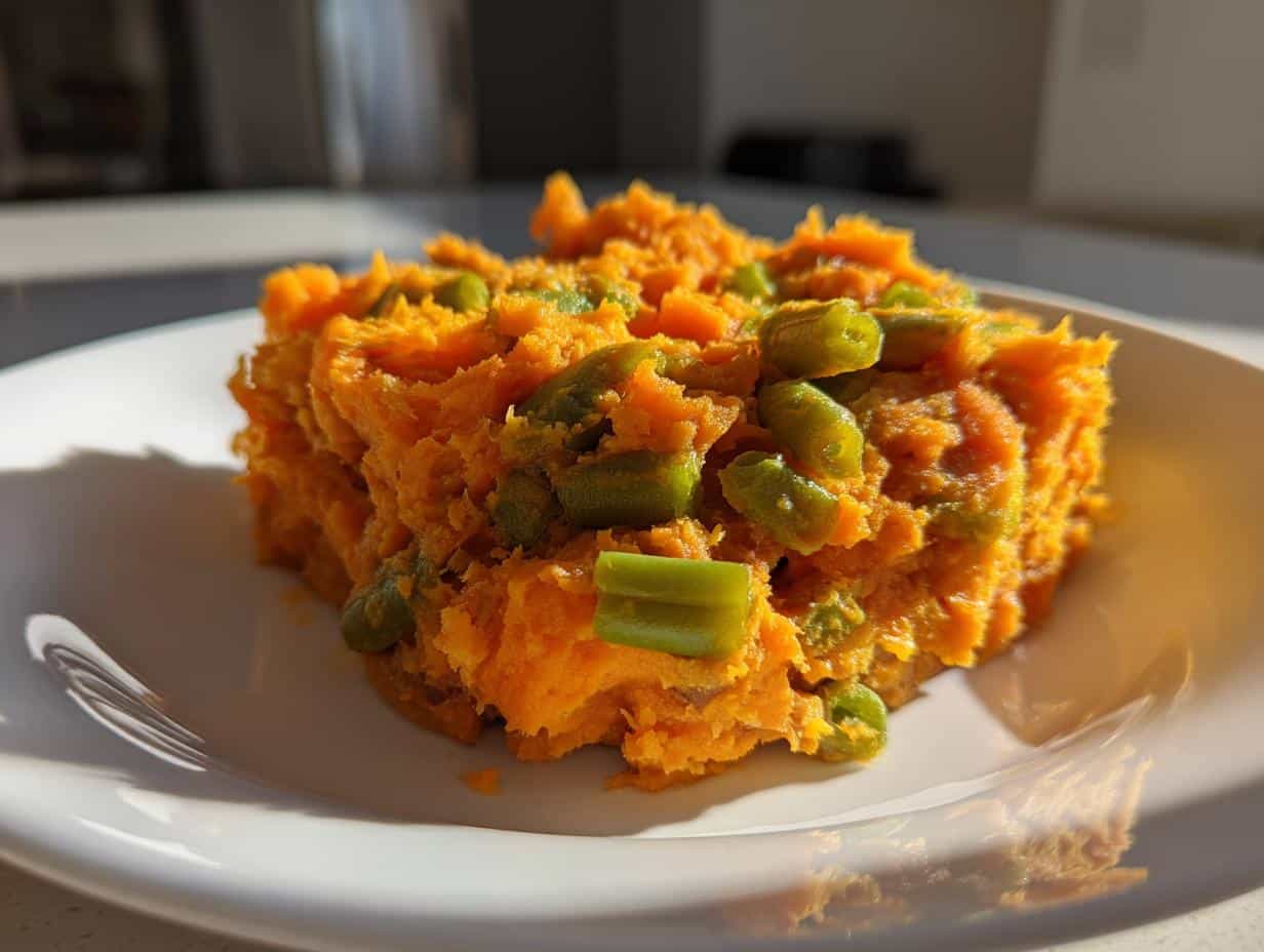 Amazing Sweet Potato & Green Bean Mash for Dogs