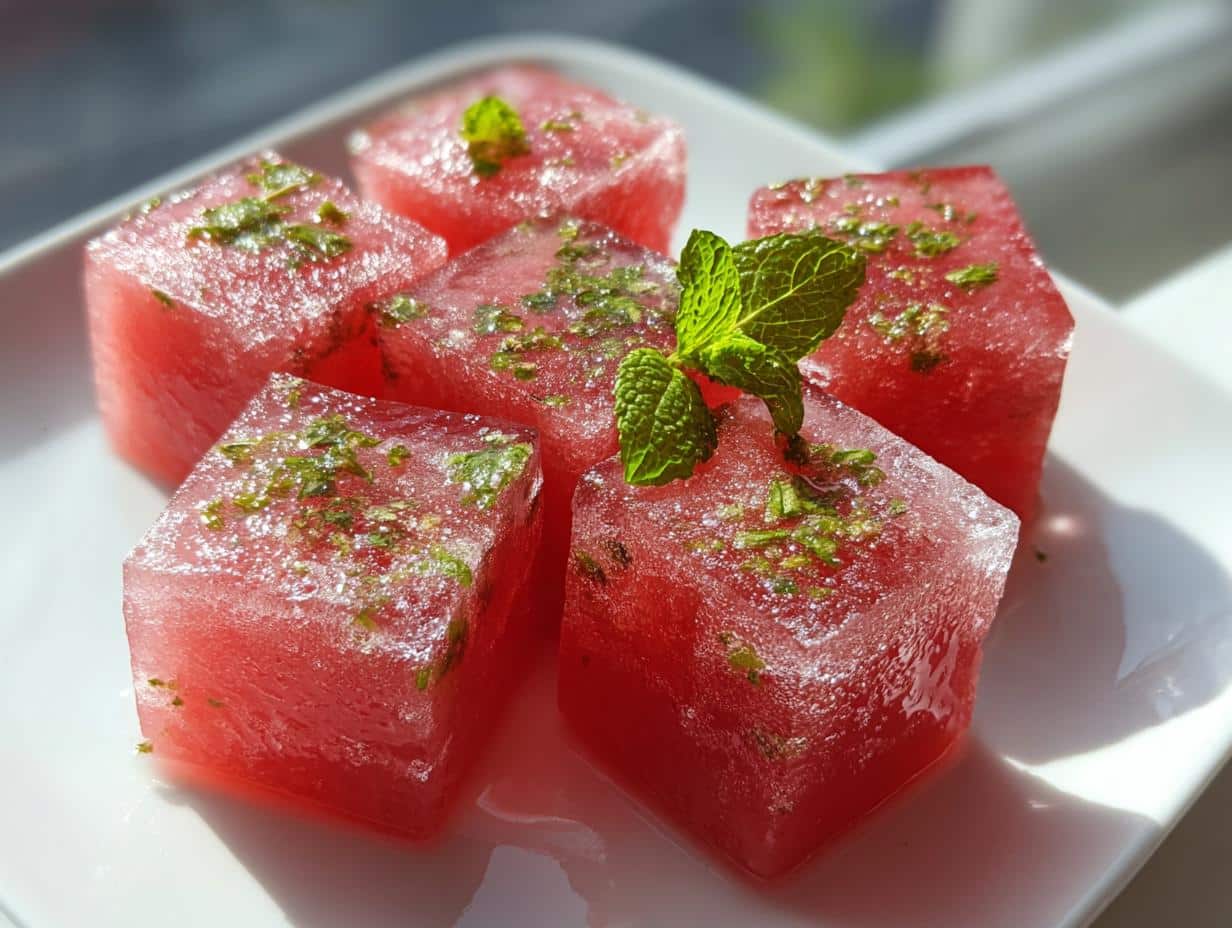 3 Amazing Watermelon Mint Frozen Treats
