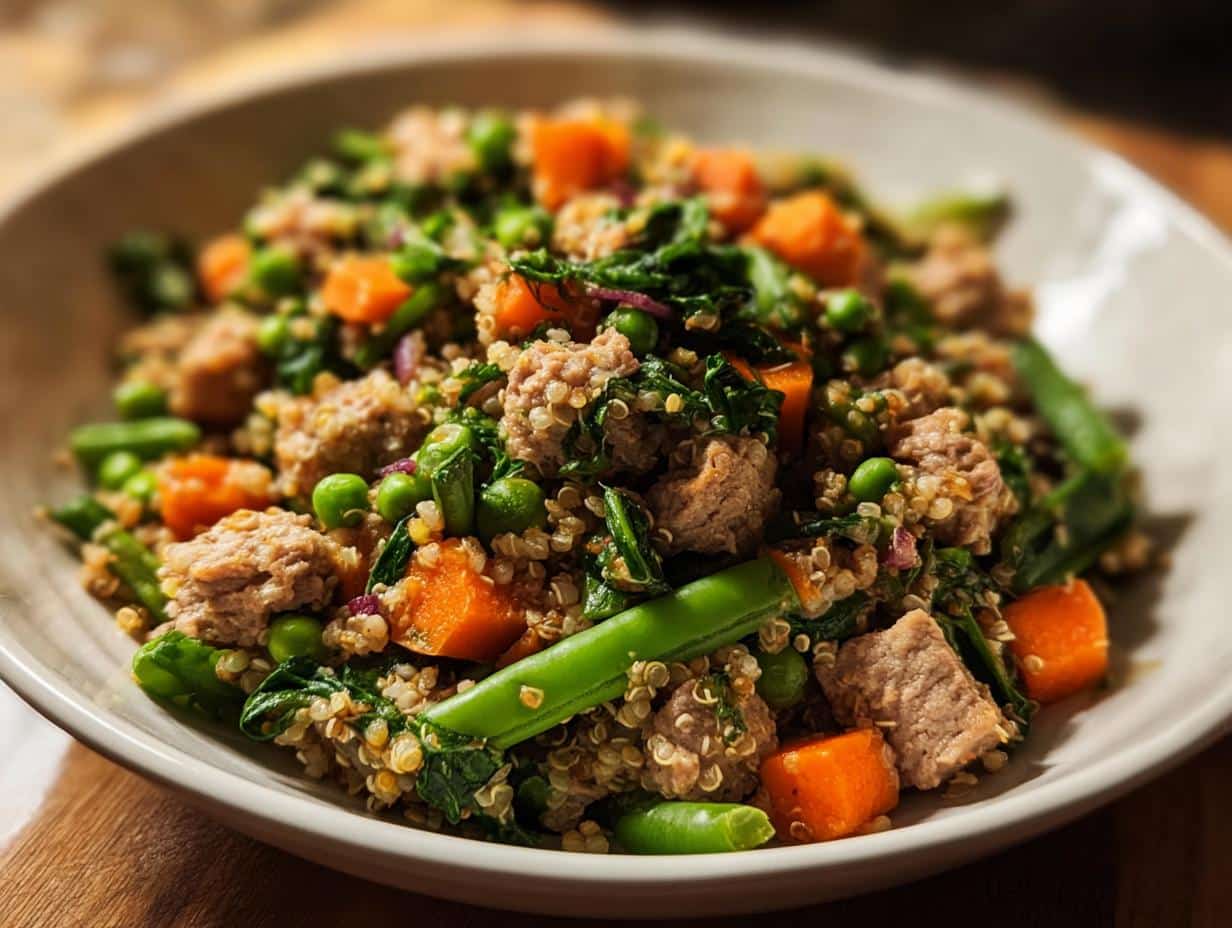 Amazing 4-Ingredient Chicken, Quinoa Dog Food