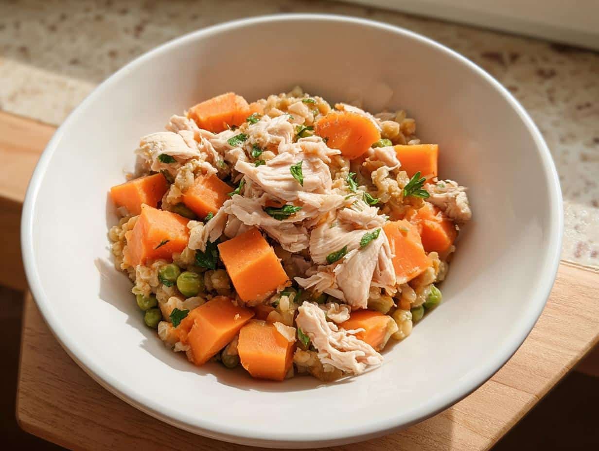 Amazing 3-Step Chicken & Sweet Potato Mini-Batch Dog Food