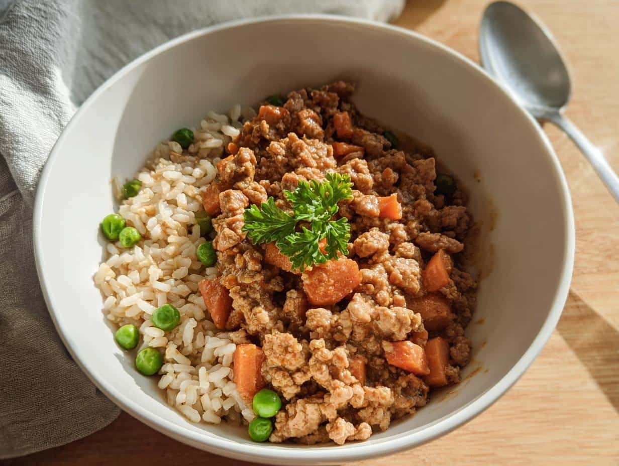 Amazing 25 Min Chicken & Vegetable Stew for Puppies