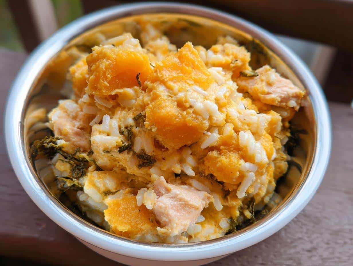 Amazing 3-Ingredient Fish and Pumpkin Feast Dog recipe