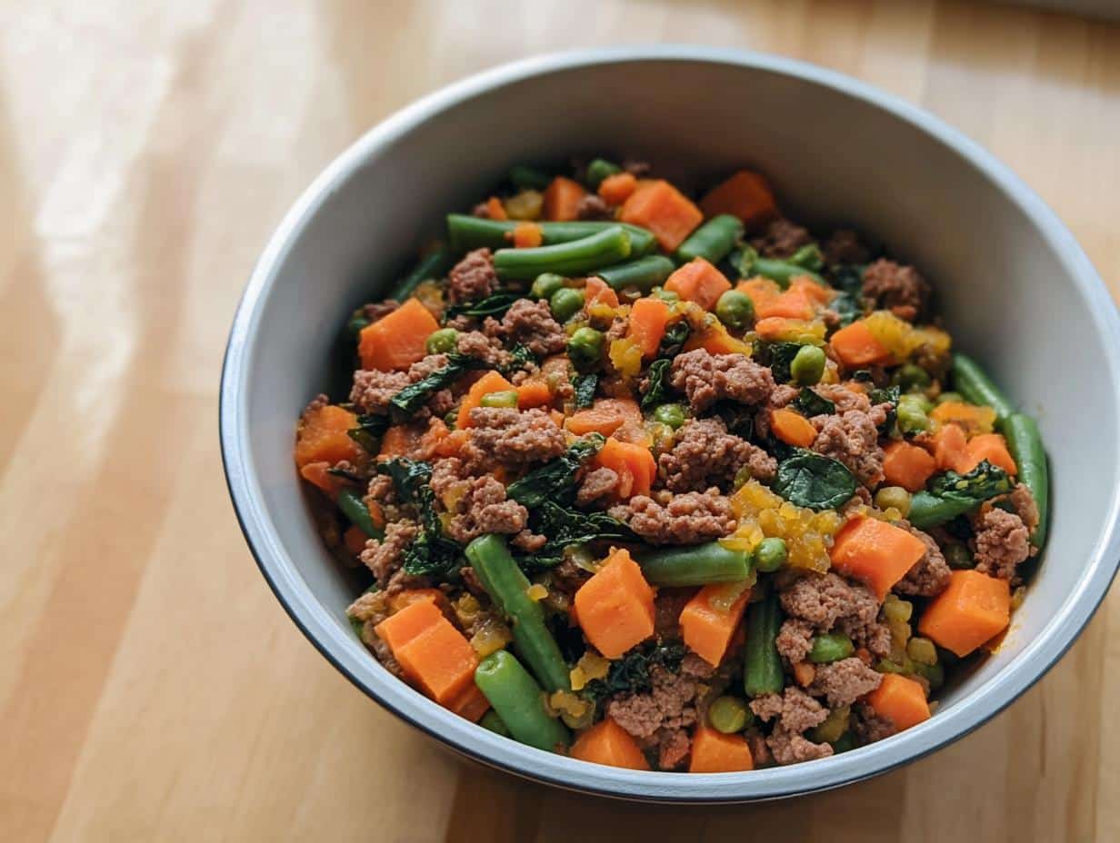 Amazing 2-lb Grain-Free Beef and Lamb Dog Food Recipe