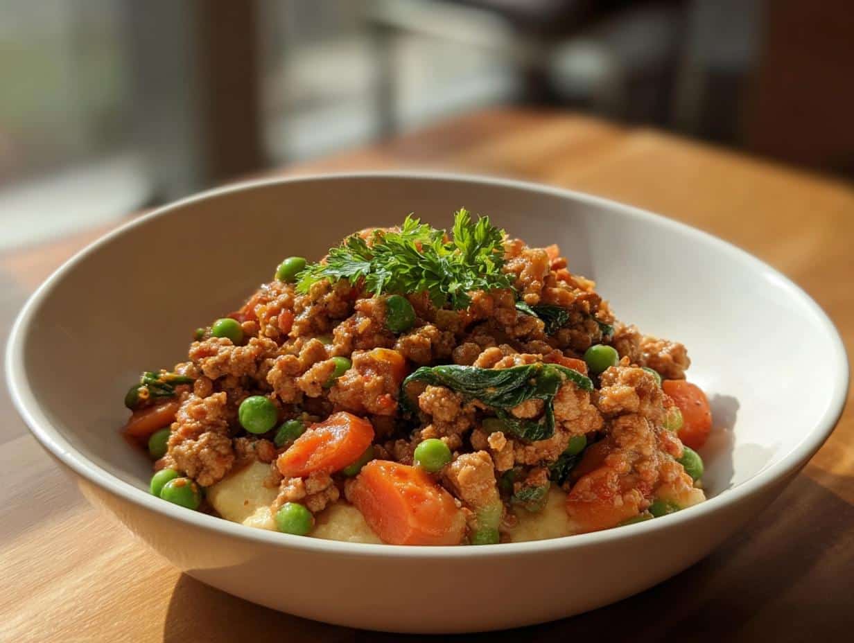 Amazing 15-Min Ground Turkey & Veggie Puppy Dog Food Recipe