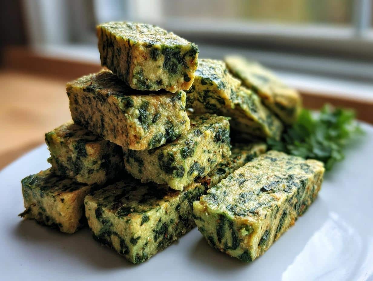 Amazing 1-step Healthy Dog Treats With Spinach And Parsley