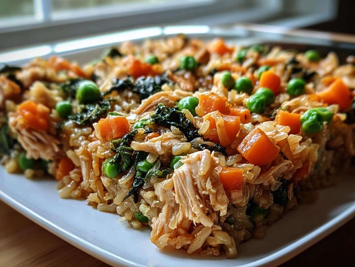 Amazing Rice and Veggie Stir-Fry dog recipe