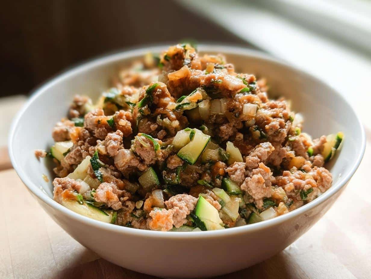 Amazing 15-Min Turkey, Barley & Zucchini Dog Food