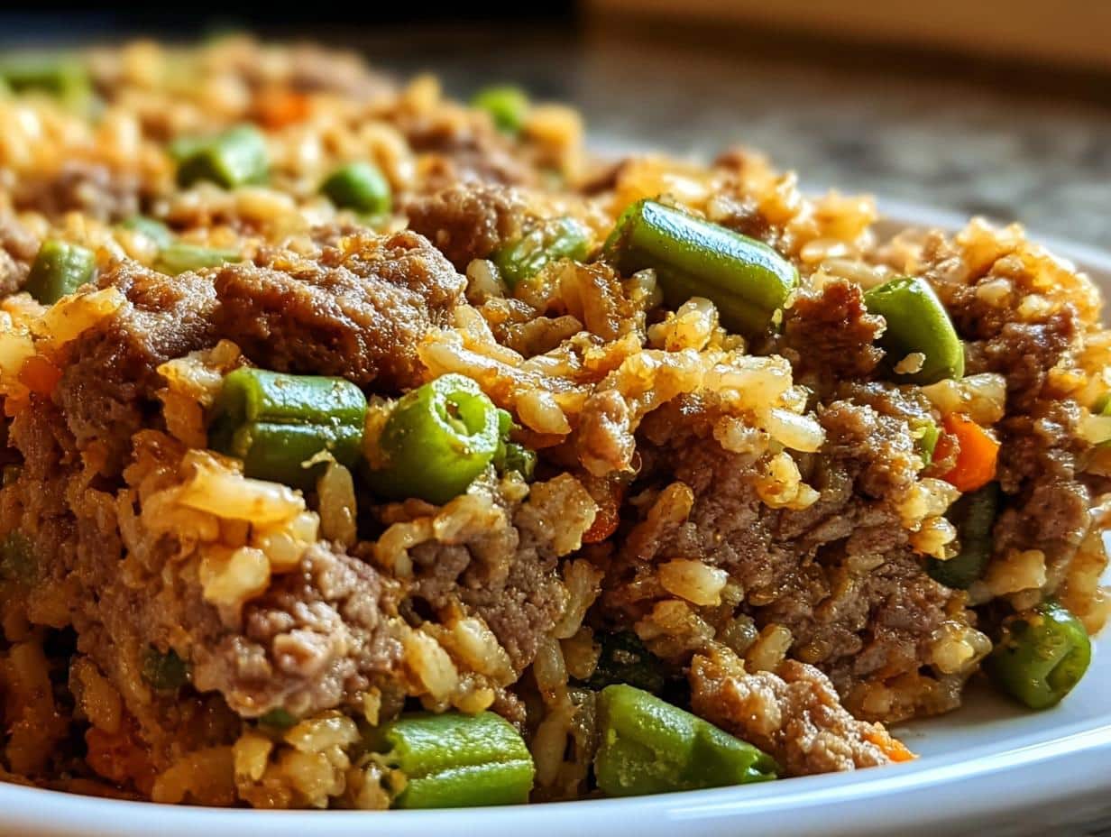Vet-Approved Beef, Brown Rice & Green Bean Dog Food: 1 Taste