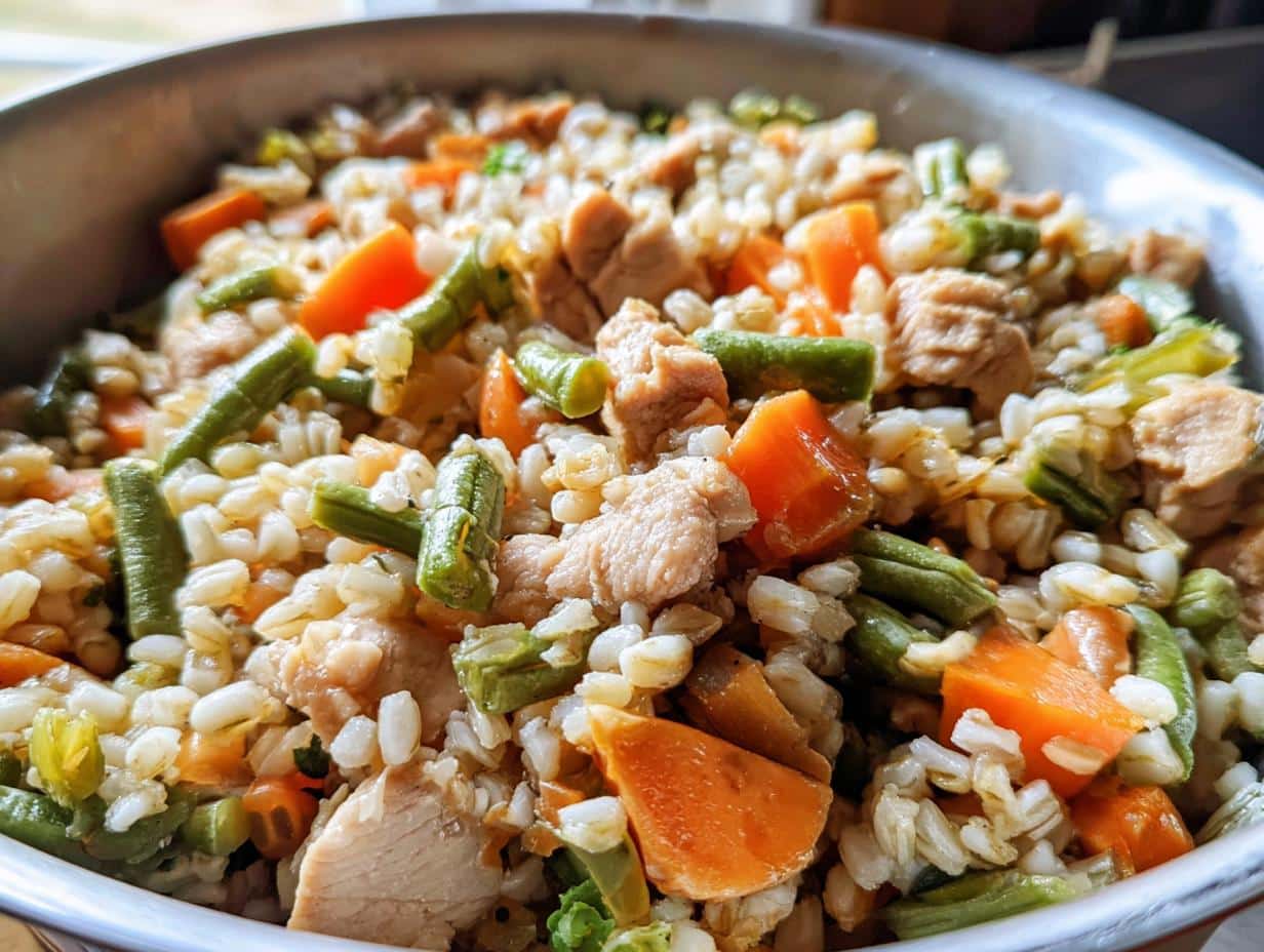 Amazing Chicken Gizzards & Barley Green Beans Dog Food