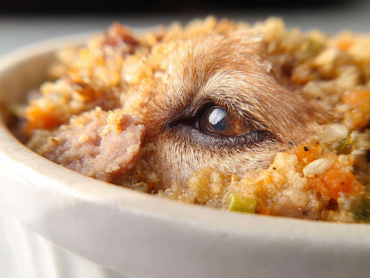 Easy Mackerel Oats Carrots Dog Food 1