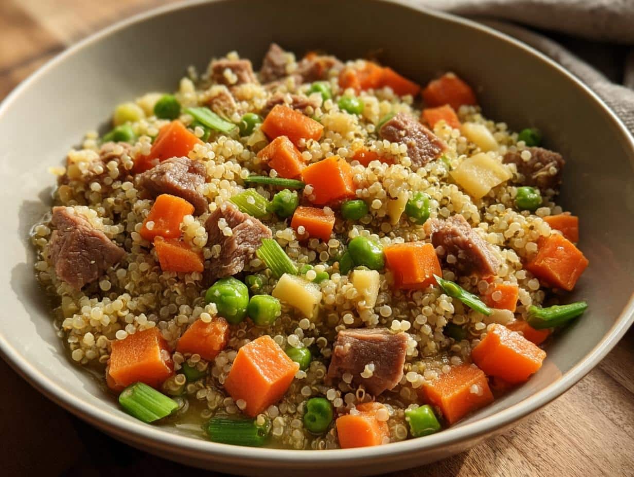 Pork, Quinoa & Green Beans Dog Food 3 Ways